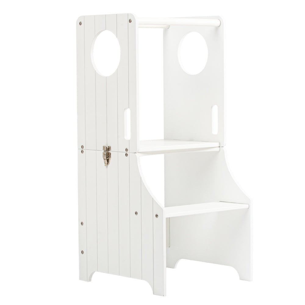 Foldable kitchen tower - Duck Woodworks