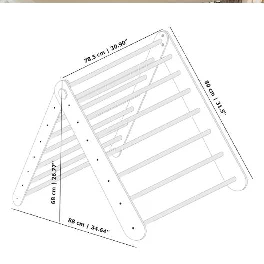 Climbing Triangle - Duck Woodworks