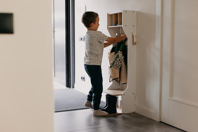 Organisateur de vêtements d'extérieur pour enfants | Armoire d'entrée
