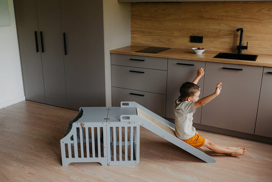 DIY Art Station Setup Using the Kitchen Tower and Step Stool - Duck Woodworks