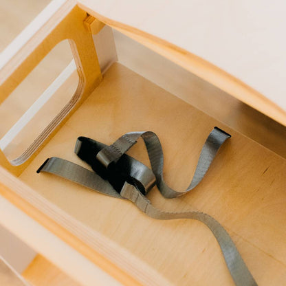 High Chair add on for Folding kitchen tower - Duck Woodworks