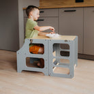 Foldable kitchen tower - Duck Woodworks