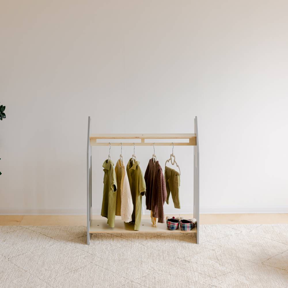 House shaped clothing rack - Duck Woodworks