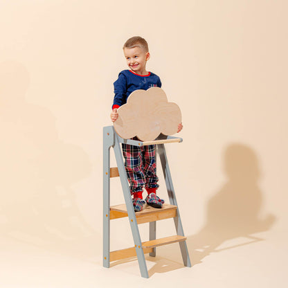 Folding Kitchen Tower - Duck Woodworks