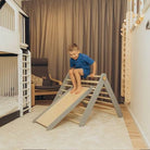 Climbing Triangle with a slide - Duck Woodworks