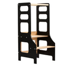 Adjustable height kitchen tower - Duck Woodworks