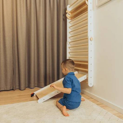 Climbing Triangle - Swedish Ladder set with a slide - Duck Woodworks