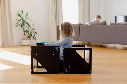 Table et chaise cube 2 en 1