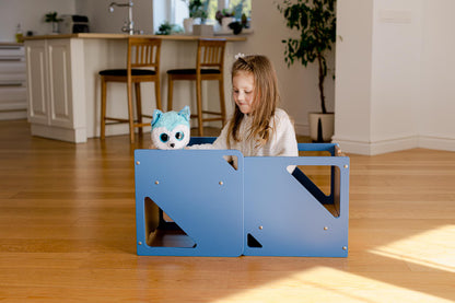 Table et chaise cube 2 en 1