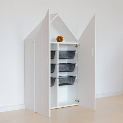House shaped cupboard for children - Duck Woodworks