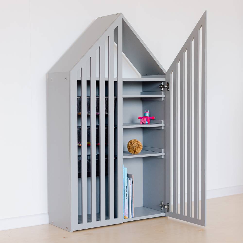 House shaped cupboard for children - Duck Woodworks