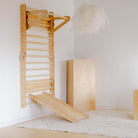 Climbing Triangle - Swedish Ladder set with a slide - Duck Woodworks