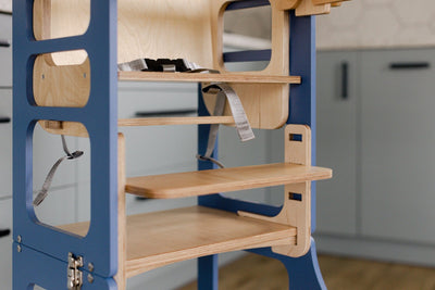 Glissière pour tour de cuisine pliable