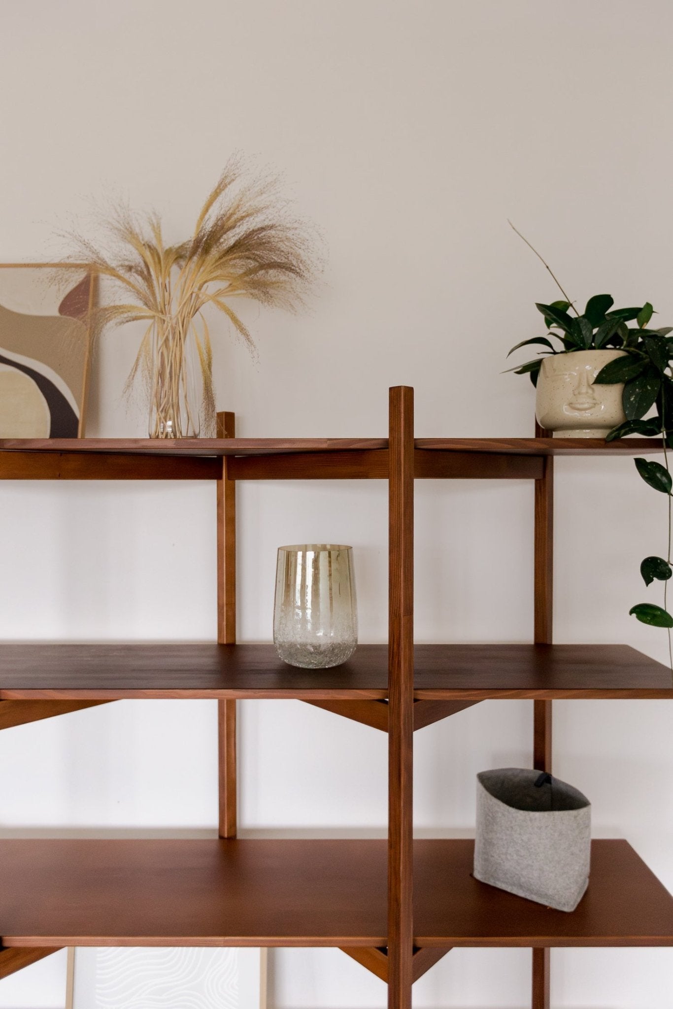 Mid Century Modern Bookcase | simple - Duck Woodworks