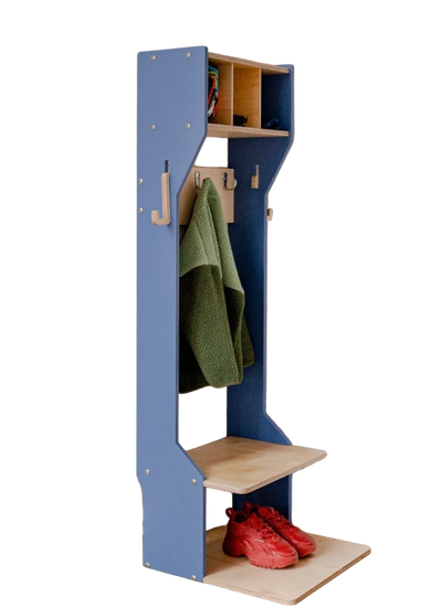 Organisateur de vêtements d'extérieur pour enfants | Armoire d'entrée