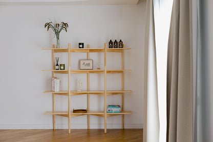 Bibliothèque moderne du milieu du siècle